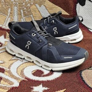 On Cloud Sky Sneakers Youth 4.5Y Athletic Running Shoes Navy Black 3YD11440688